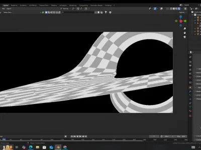 Gargantua Black Hole  Interstellar Inspired 3D Model 3D model