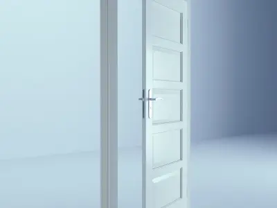 White Door 36 3D model
