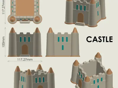 Castle 3D print model