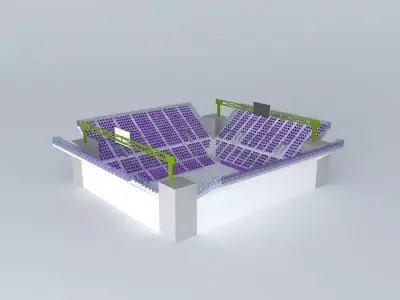 Tennis stadium 3D model purchase