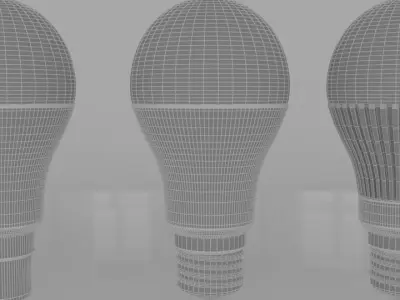 LED Bulb Light  3D model