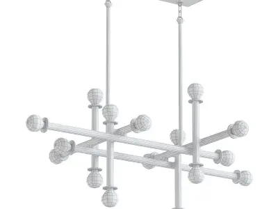 Milano Chandelier 3D model