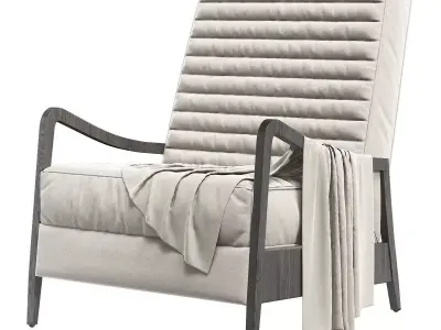 Chance Recliner in Various Colors Low-poly 3D model