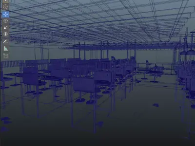 ABANDONED VINTAGE MCDONALDS MODEL 3D model