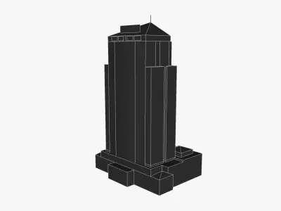 Quay West Apartment Low-poly 3D model
