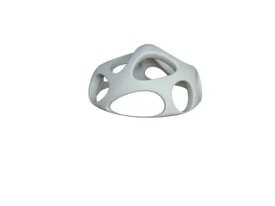 SciFi Cube Object No 47889 Low Poly Shape Low-poly 3D model