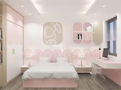 Room of Daughter Free 3D model