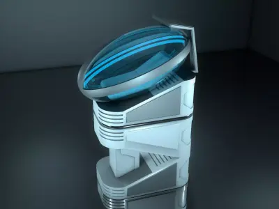 Sci Fi Incubation Chamber 3D model