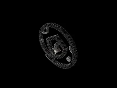 SafeMoon Coin v1 001 Low-poly 3D model