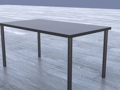Basic Coffe Table Low-poly 3D model