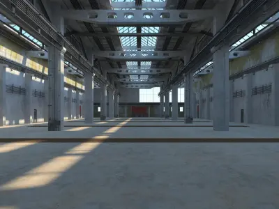 Old Factory Building 3D model