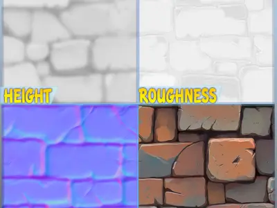 Stylized Wall Seamless Texture Texture 67