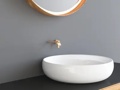 Modern Bathroom Cabinet no 131 3D model