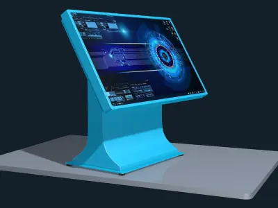 Interactive touch table 3D model