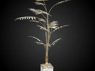 Ivete Palmtree Lamp 3D model