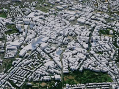 Nottingham - England 3D model
