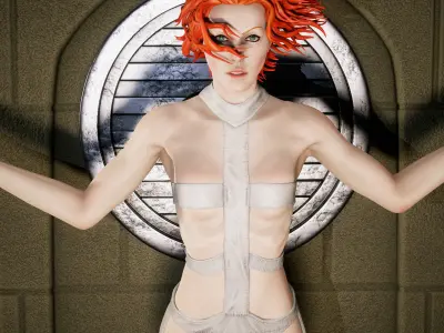 Leeloo from The Fifth Element 3D print model