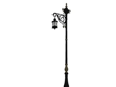 Vintage Street Light 3D model 3D model