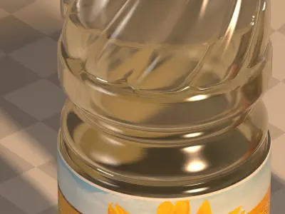 Food Oil bottle 3D model