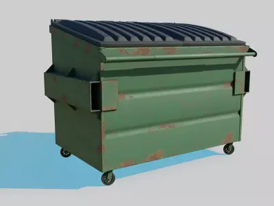 Garbage Dumpster 3D model