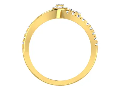 Women Ring  Render 3dm STL OBJ FBX Details 3D print model 85