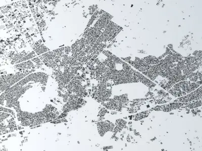 Athens Streets and Buildings 3D model