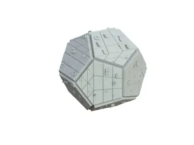 Sci Fi Object No 2153 Low Poly Low-poly 3D model