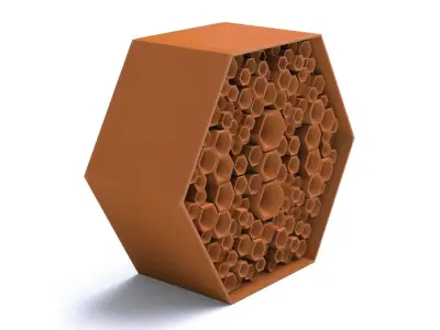 Bee Hotel 3D model