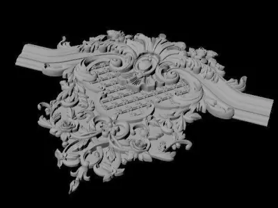 3 door decorations 3D model