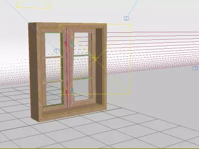 EuroStyle uPVC Windows Low-poly 3D model