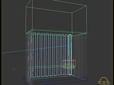 Sitting Bench 3D model