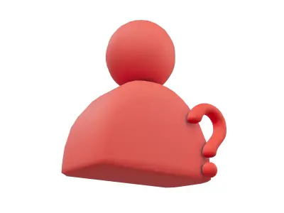 Cant Find User Icon v1 002 Low-poly 3D model