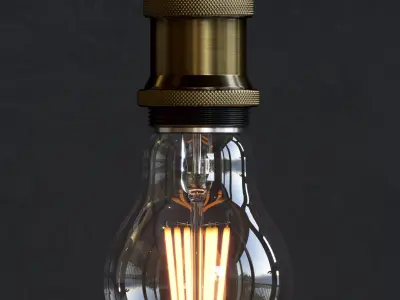 Vintage Bulbs 3D model