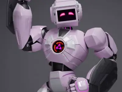 Alien robot 3D model