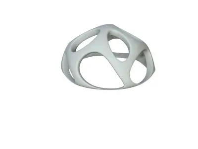 SciFi Cube Object No 51572 Low Poly Shape Low-poly 3D model