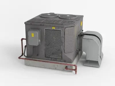 Rooftop Air Conditioner 3D model