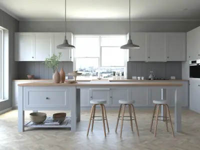 Redshift - C4D Scene files - French Country Kitchen Interior 3D model
