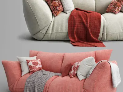 floor sofa anise  3D model