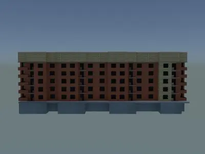 Building apartment 3D model