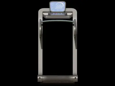 Gym Treadmill - LowPoly 3D model