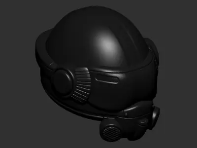 helmet high poly sculpt 3d printable 3D model 3D model 3