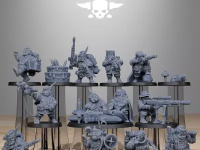 GrimGuard Skulldart Trappers 3D print model
