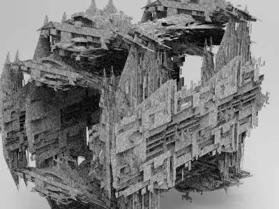 Mega city hellscape 1 3D model