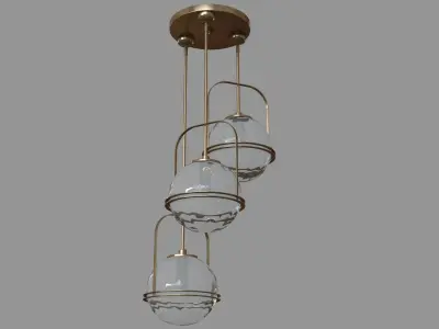 Mimac 3 Lt Cluster Pendant 3D model