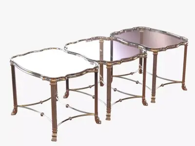 Chidester Table Set 3D model