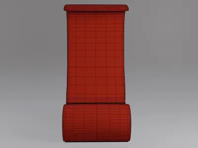 Amoebe Armchair High-back 3D model