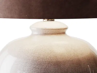 Hadley Ceramic Table Lamp 3D model