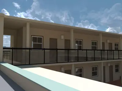 PROJECT A of motel Zodiac 3D model