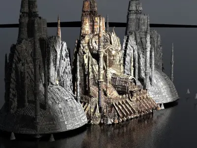 Covenant  Holy Temples Kit bash 4   3D model