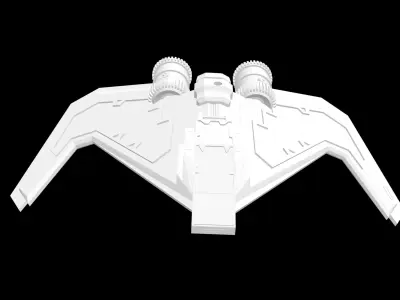 144 scale Sith Fury Fighter from Legacy 3D print model
